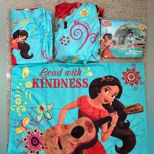 Disney Elena of Avalor 3 Piece Microfiber Twin Sheet Set Fitted/Flat/Pillowcase